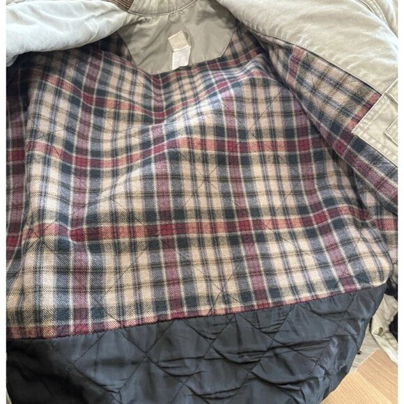 Vintage Berne Men's Distressed Blanket Lined Canvas Barn Chore Jacket Large Coat - Picture 5 of 5